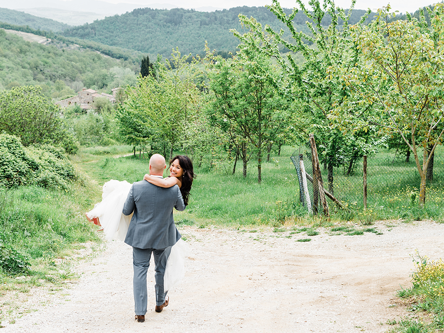 Tuscany wedding elopement photography
