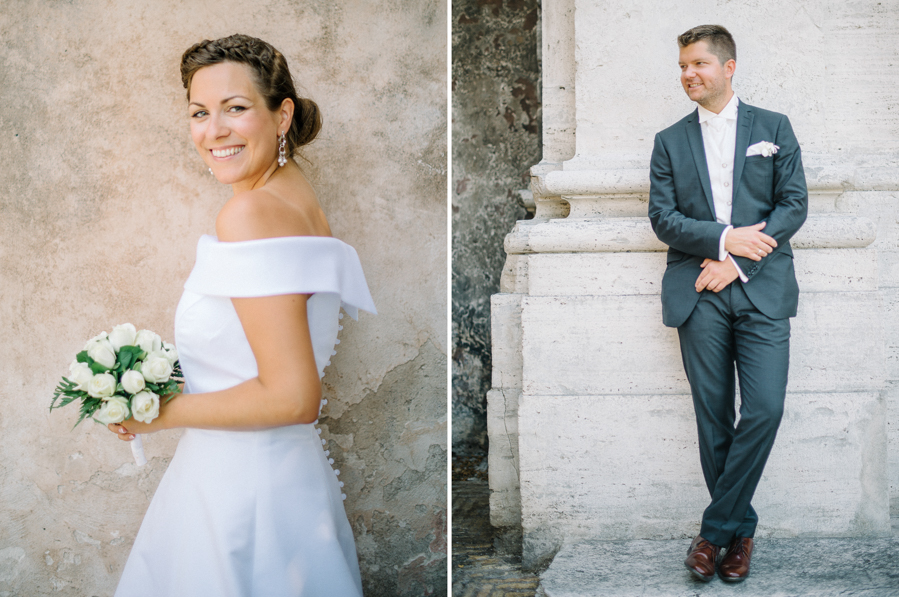 Destination Wedding Photography | newly weds in Rome