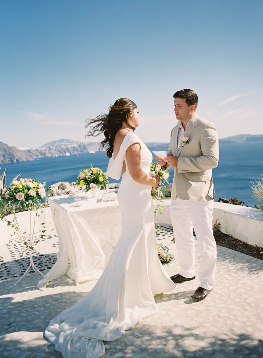Santorini Elopement at Andronis Luxury Suites