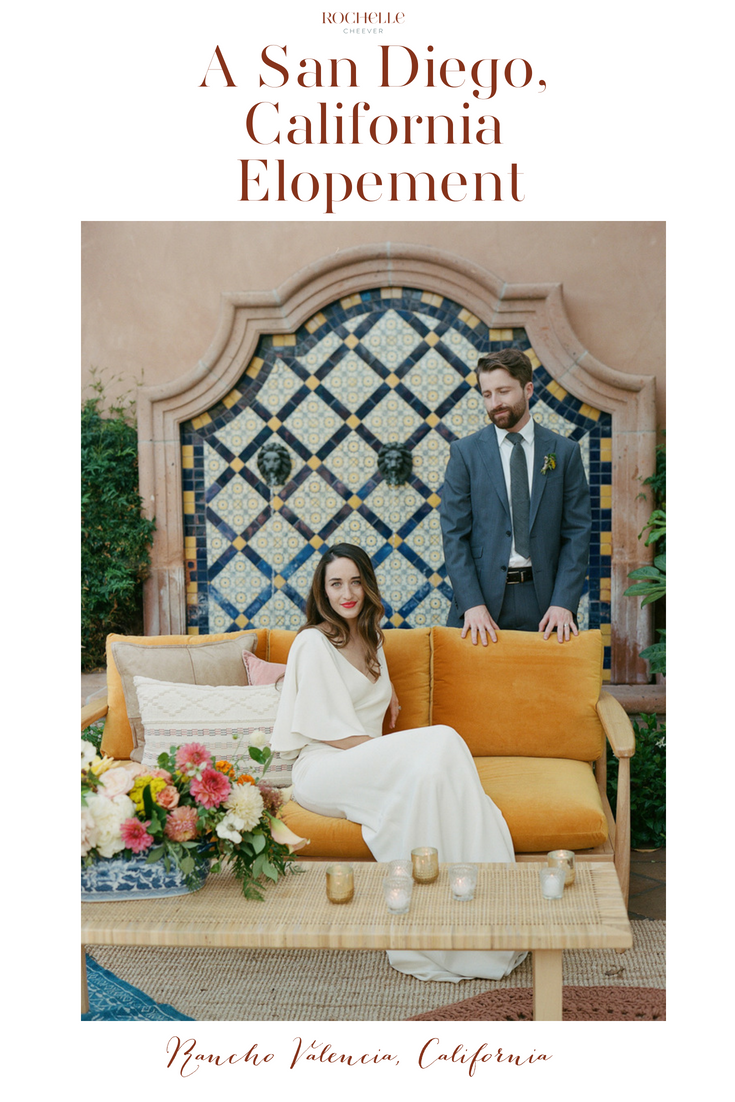 A Southern California Elopement held at Rancho Valencia in San Diego. Click link to see the whole elopement. Download the Elopement Guide for more ideas for your So-Cal Elopement.