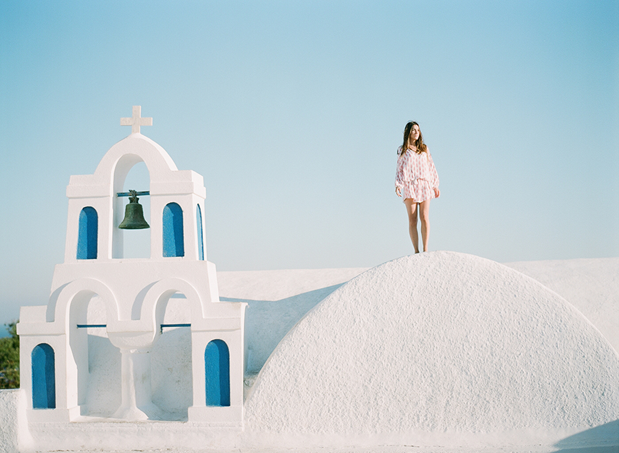 Travel Portrait Photography - Santorini, Greece