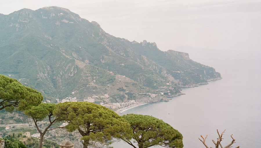 Sunset view of Ravello Elopement at the Belmond Caruso