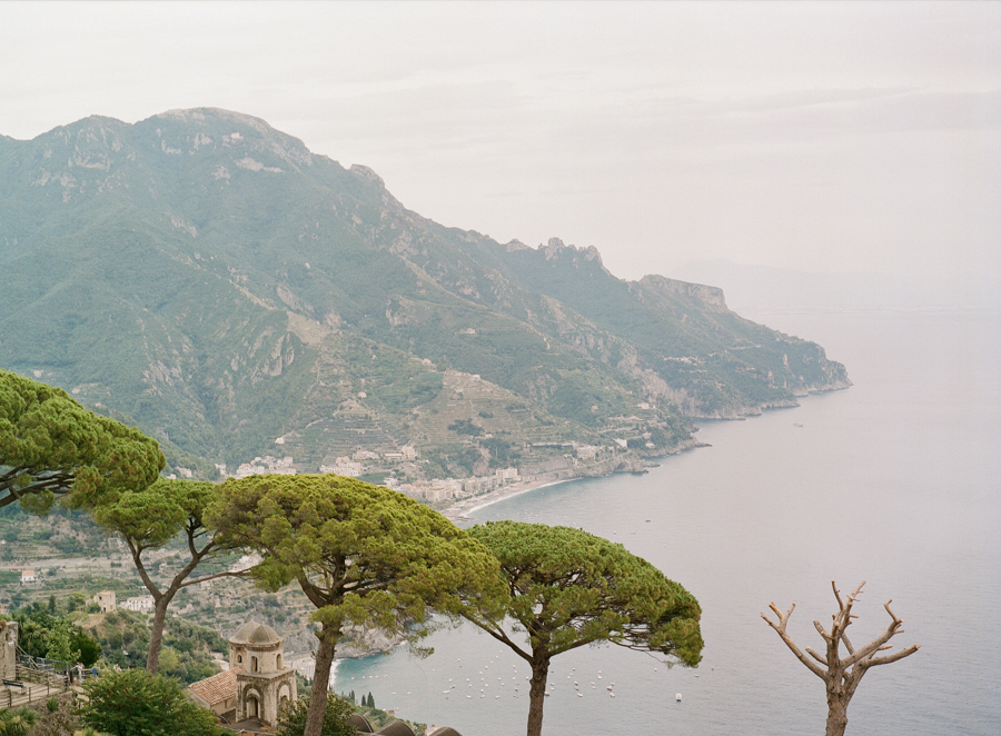 Sunset view of Ravello Elopement at the Belmond Caruso