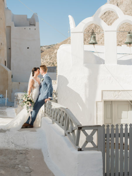 Santorini Elopement Wedding