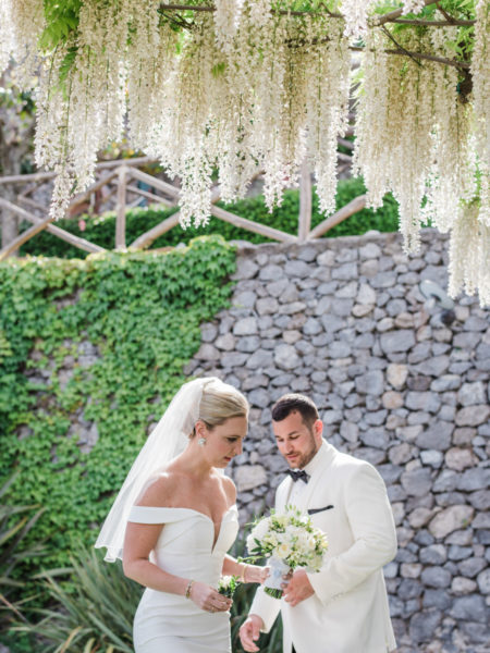 Amalfi Coast Elopement in Ravello at Palazzo Avino