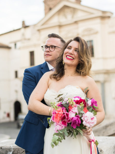 An intimate Wedding in Rome Italy