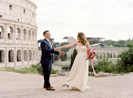 An intimate Wedding in Rome Italy