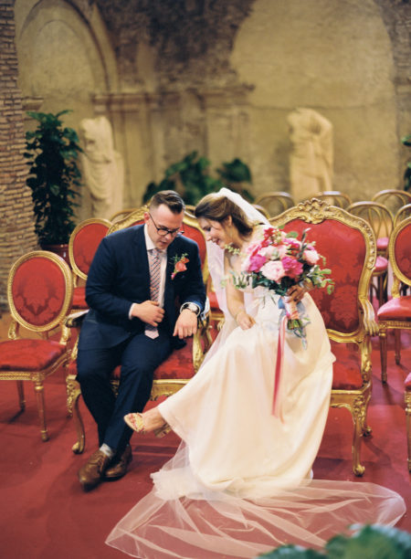 An intimate Wedding in Rome Italy