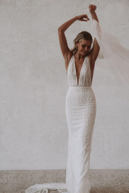 Chic Elopement Dress made with love Bridal