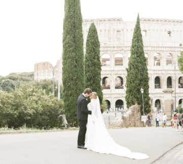 A Chic and Rome Elopement Wedding