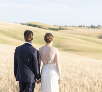 Tuscany elopement wedding