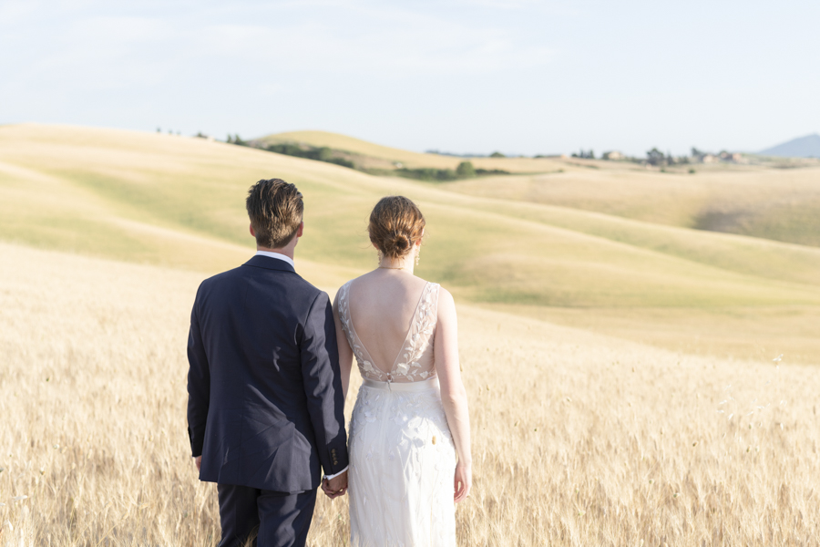 Tuscany elopement wedding