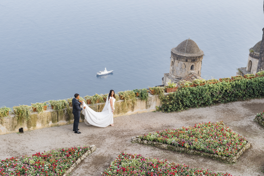 Amalfi Coast Luxury Elopement: Will and Heather's Intimate and Flavorful Celebration